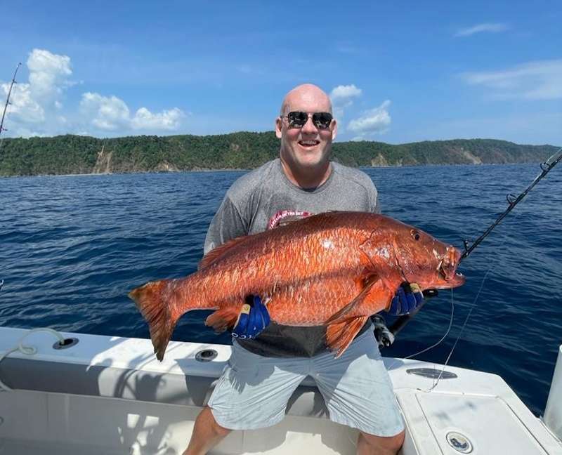 Picture with Cubera Snapper